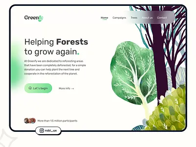 Greenfy branding design illustration ui uidesign uiux ux uxdesign