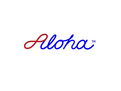 Infinitive Aloha aloha animation branding calligraphy custom endless flow infinity lettering logo logomaker logos logotype love monoline script surf type unique video