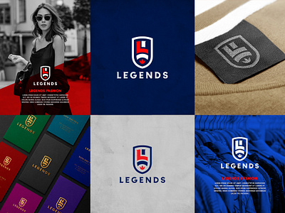 LEGENDS CLOTHING WEAR BRAND LOGO DESIGN brand branding clothing company logo crown demin wear design fashion graphic design icon design logo design l l letter l letter logo design l logo legends legends logo design letter logo logo design wear