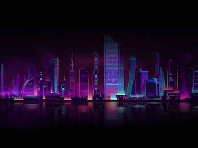 Neon aftereffects animation design graphic design motion graphics