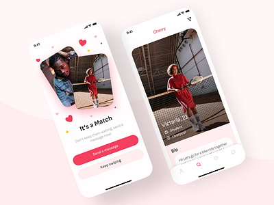 Mobile Design for Dating App app dating design figma ios mobile ui uidesign uiux design userinterface ux