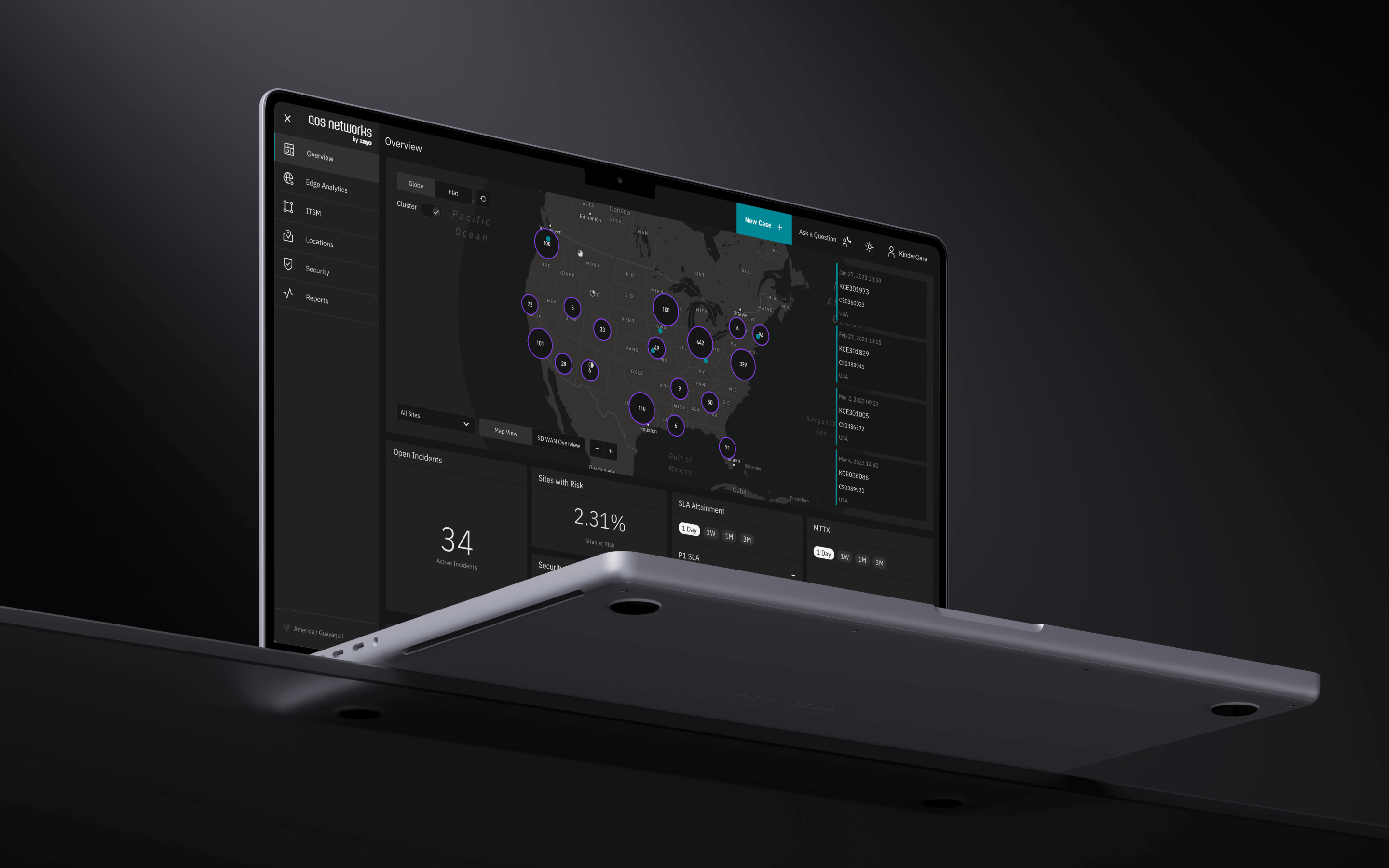 QOS Networks Dashboard carbon design dashboard design minimal ui ux web design