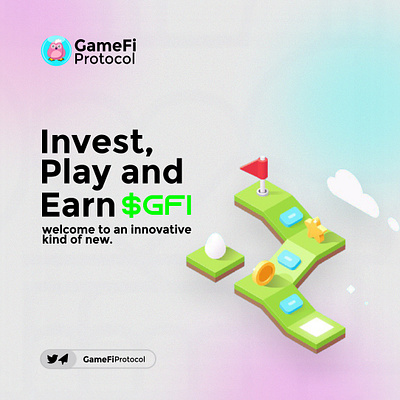 Cryptocurrency Project : GameFi design graphic design