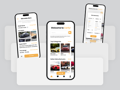 Carfy 🚗🚕🚙 (Mobile App Design) app design app designer branding carapp carsellapp design figma freelancer mobile app mobile app design ui ui ux design uidesigner uiux ux uxdesigner