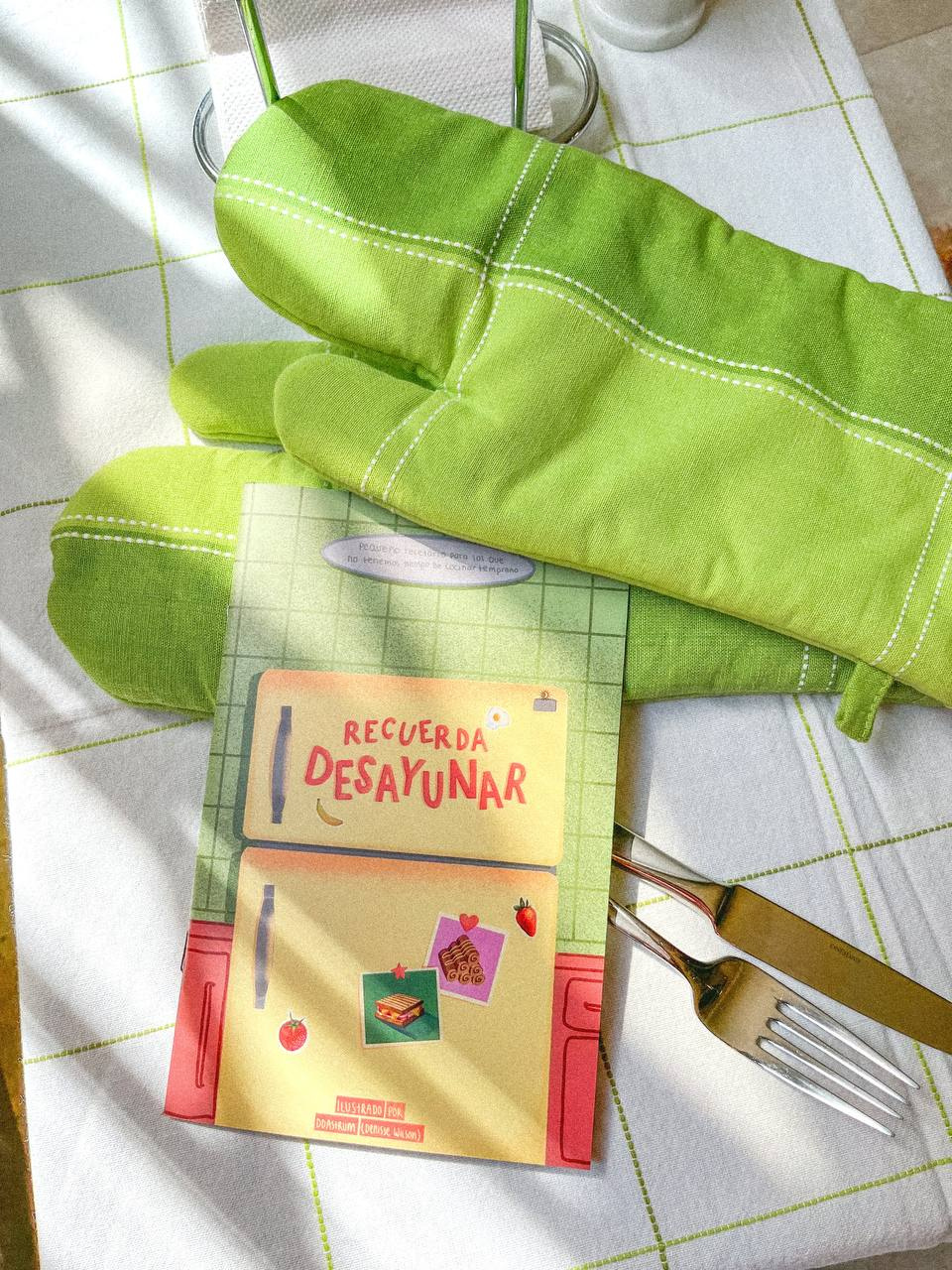 Recuerda desayunar (recetario) breakfast cookbook food illustration photography recetary