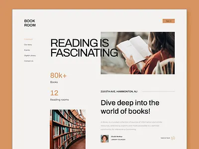 Library Page Concept - Rebound design icons ui ux
