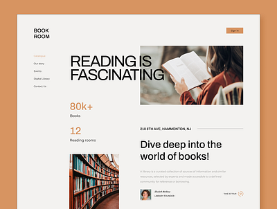 Library Page Concept - Rebound design icons ui ux