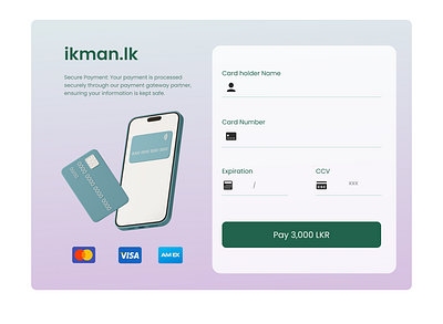 ikman.lk's Payment Gateway Redesign for Enhanced User Experience dailyui user friendly