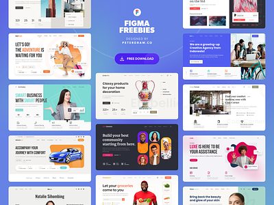 (FREE) Hero Section Figma Freebies agency business clean commercial use figma free design free figma free website freebies header hero section modern design professional ui ui design ui ux website website design website header website hero