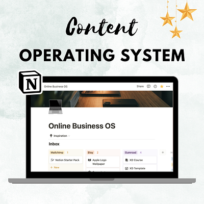 Content OS Notion Template content design notion template