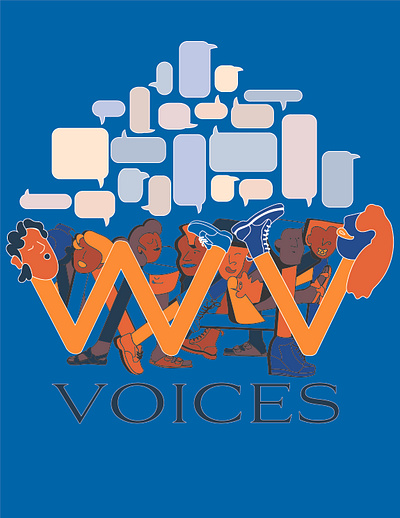 Voices at West Valley design graphic design illustration vector