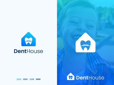 Dental House Logo design, dental logo brand identity branding clinic logo dental dental care dental care logo dental clinic dental logo dentalcare dentist logo dentistry logo logo design logo designer logodesign logos medical logo modern logo teeth logo tooth logo