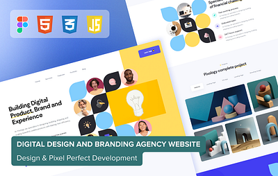 Digital design and branding agency website Design & Development graphic design product design ui design ux design web design