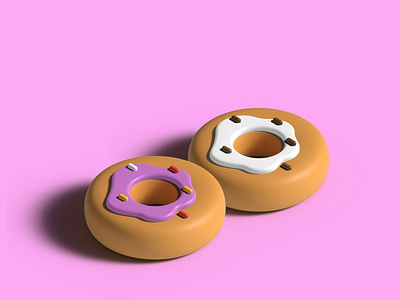3D Donuts Illustration 3d 3dart branding design donuts graphic design illustration popular trending vector