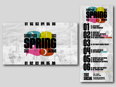 2023 Spring Calendar bookmark calendar church slide spring student ministry youth group