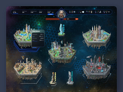NFT Game Desktop App Home Screen blockchain crypto crypto design cryptocurrency dashboard game interface nft ui web web3