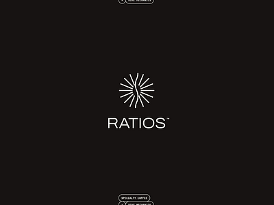 RATIOS. Specialty Coffee + Bike Mechanics bikes brand branding coffee color design digital graphic design identity isotype logo minimal typography