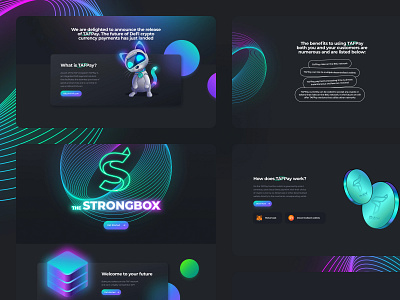 DeFi Crypto Currency UI Screens animation blockchain branding crypto crypto design cryptocurrency defi design graphic design illustration interface logo ui web