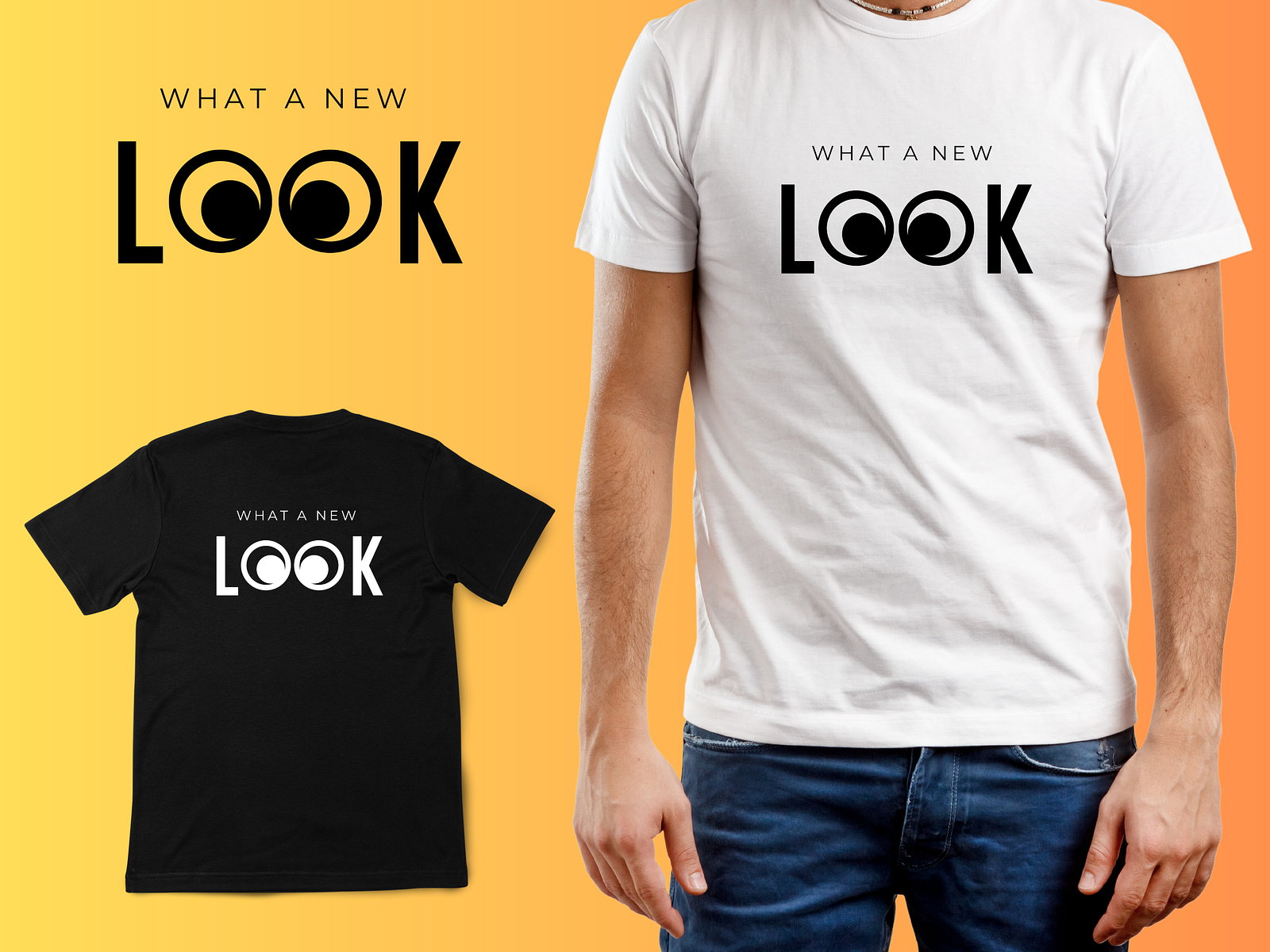 What A New LOOK Tshirt Design by Anik Debnath on Dribbble