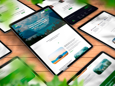 Green eco friendly home page web design branding eco friendly elementor figma freelance designer freelance project freelance web designer green home page design landing page nature ui ui ux user interface ux vegan web design web designer website design wordpress