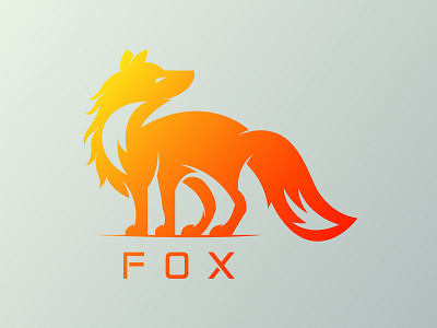 Fox Logo 3d branding bright cmyk colorful elegant fox fox animal fox for sale fox logo logo modern powerpoint strength strong typography ui ux vector