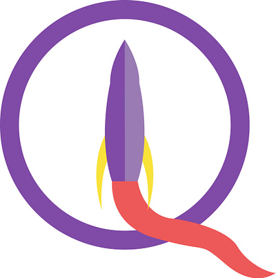 Quasar Rocket Logo dailylogochallenge design graphicdesign illustration logo