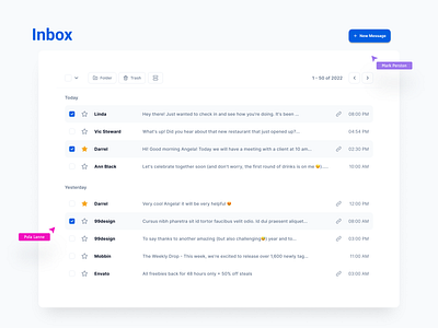 Inbox adress book avatar branding chat creative design design chat dribbble filter inbox inbox filter inbox form inbox list page savina designer savina valeria designer ux ui uidesign ux uxdesign website