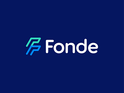 Fonde Logo abstract blockchain crypto data design ecommerce finance financial hexagon hub letter f logo logo logo designer logodesign logotype modern saas software symbol tech technology