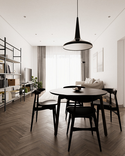 D2 Apartment 3dsmax architecture archviz corona interior interior design render visualization