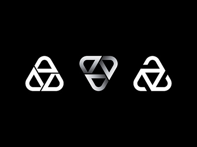 Triangular branding design graphic design logo logodesign logomark mark simple logo triangle triangular