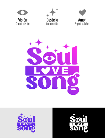 Soul Love Song brand branding graphic design logo typography vector