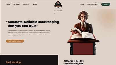 Nifty Bookkeepers branding logo microinteractions ui uidesign webdesign website