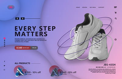 Landing page for a website with a matching color scheme ecommerce landing page sale ad social media ad trending ui ux website