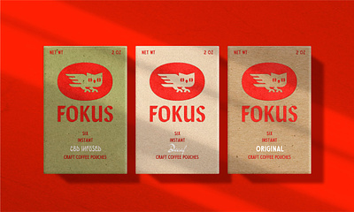 Fokus Coffee branding coffee identity logo packaging typography