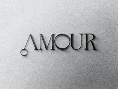 "Amour" accessories logo acc branding design graphic design logo typography