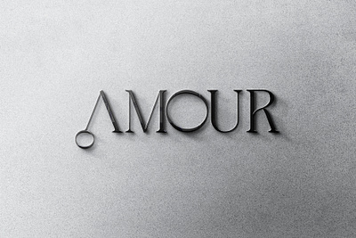 "Amour" accessories logo acc branding design graphic design logo typography