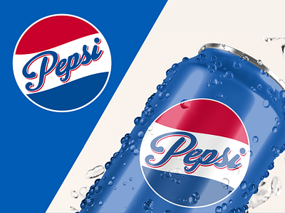 Pepsi Re-design adobe illustrator branding design graphic design logo