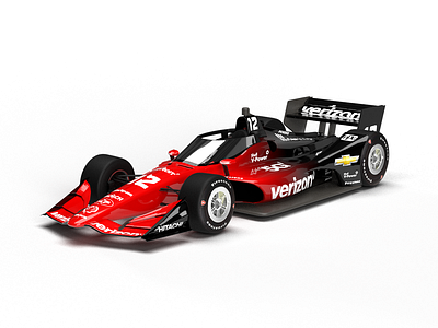 Dallara DW12 IR18 Indycar Road COurse 3D model 3d model dallara graphic design indycar livery design livery designer livery template motorsport graphics wrap design