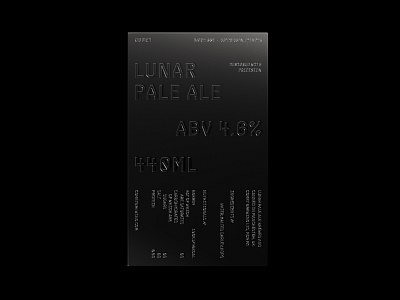 COMET / Can typography layout beer black and white brand can cinema 4d editorial layout metal moon poster print redshift render space typography