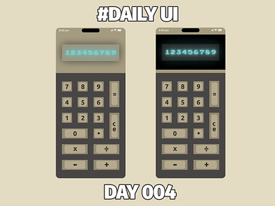 Calculator design for Iphone 14 app calculator dailyui design mobile app ui ux