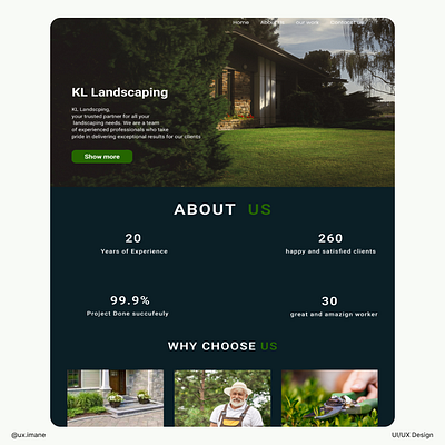 Website Design: Agency Landing Page UI/UX Design app branding design landing page ui ux