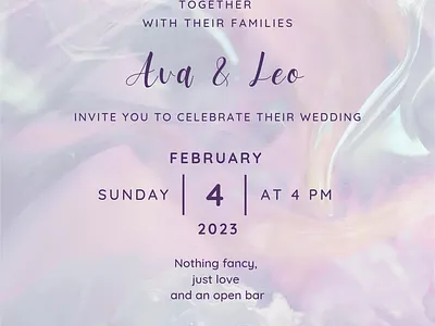 Printable Dreamy Wedding Invitation Template canva canva template dreamy wedding graphic design invitation template printable invitation wedding invitation