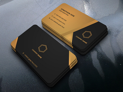 Luxury Business card brand business business card card creative card dark dark background design graphic design icon luxury luxury business card luxury card luxuxry background modern card vector design