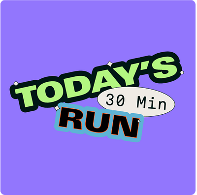 Nike Run Club | "Today's 30 Min Run" artdirection artdirector branding color palette graphicdesign