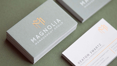Magnolia Management Group Brand Identity branding design logo typography