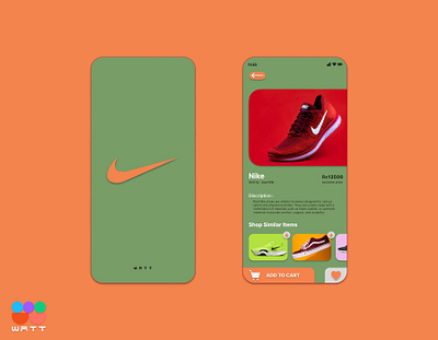 Nike App UI UX design app branding design graphic design illustration logo typography ui ux vector