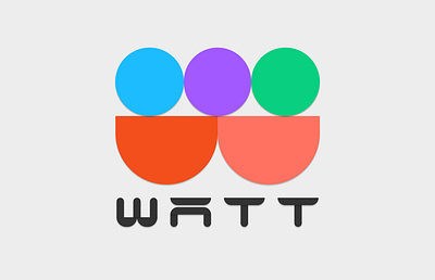 Logo Watt app branding design graphic design illustration logo typography ui ux vector
