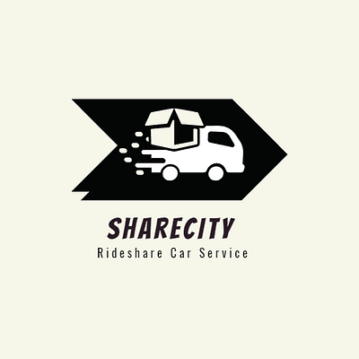 Rideshare Car Service Logo 3d animation branding graphic design logo motion graphics ui