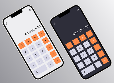 #DailyUI Calculator app design dailyui design ui uiux web design
