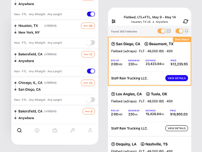 Logistics App app booking cargo courier delivery delivery app freight interaction logistics logistics app mobile product design saas shipment shipping shipping app tracking transportation ui ux